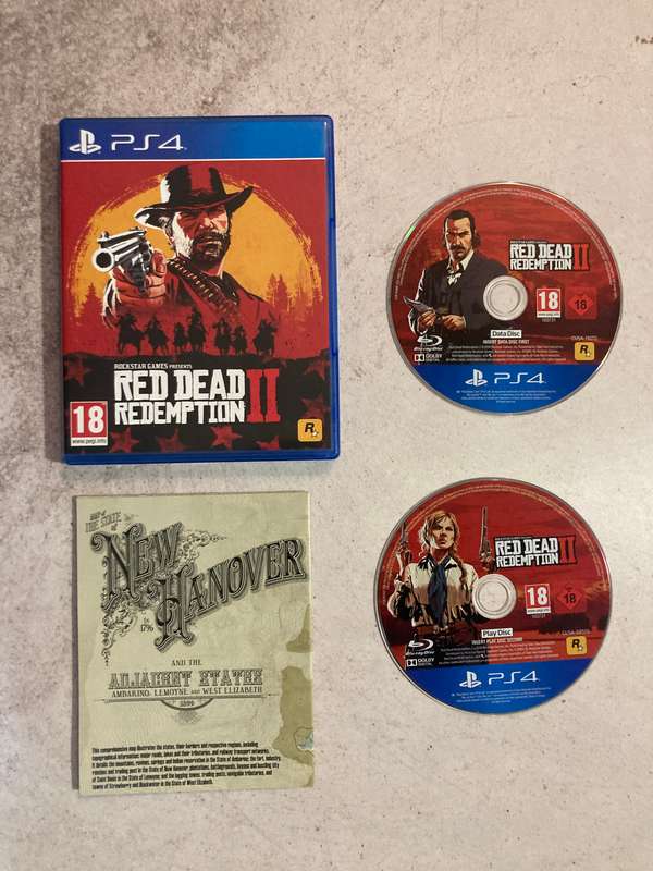 Sony PlayStation 4  1TB Console (CUH-1216B) + Red Dead Redemption 2 (Complete)