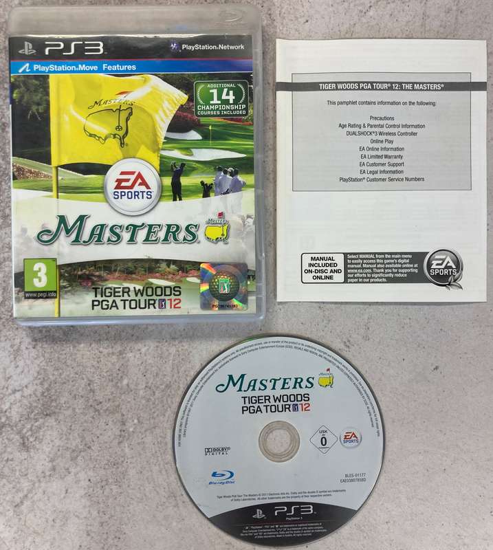 Masters Tiger Woods PGA 12 (PS3) - Complete