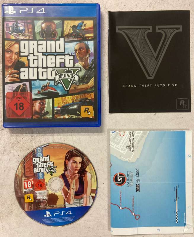 Grand Theft Auto 5 (V) (PS4) - Complete
