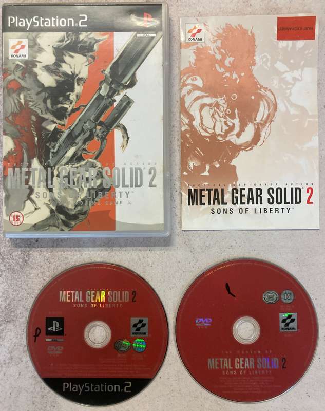 Metal Gear Solid 2 Sons of Liberty (PS2) - Complete