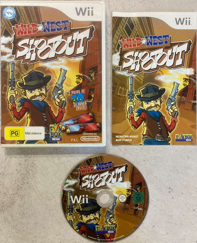 Wild West Shootout (Wii) - Complete