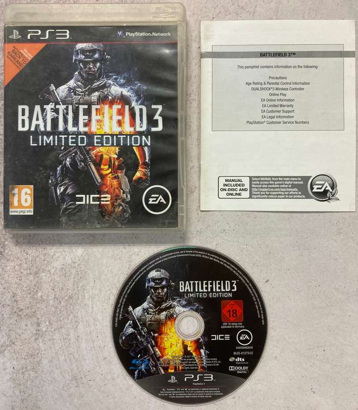 Battlefield 3 Limited Edition (PS3) - Complete