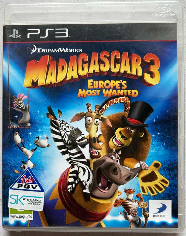 Madagascar 3 Europes Most Wanted (PS3) - Complete