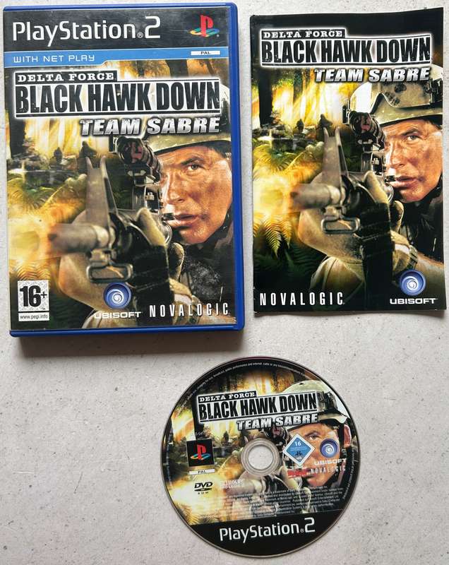 Delta Force Black Hawk Down Team Sabre (PS2) - Complete