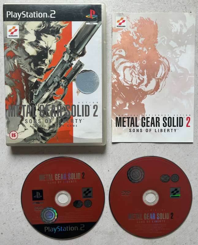 Metal Gear Solid 2: Sons of Liberty (PS2) - Complete