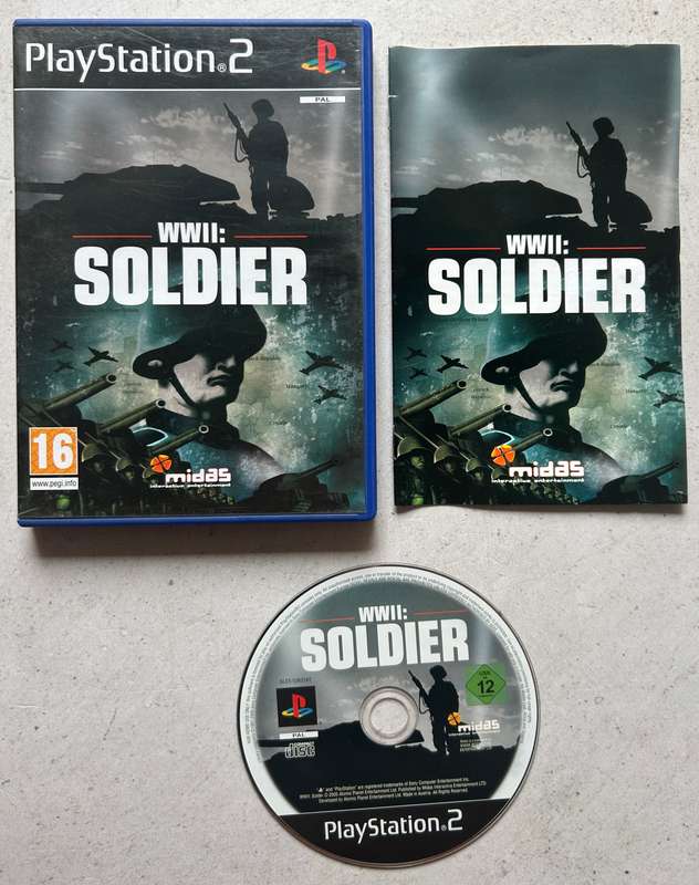 WWII: Soldier (PS2) - Complete