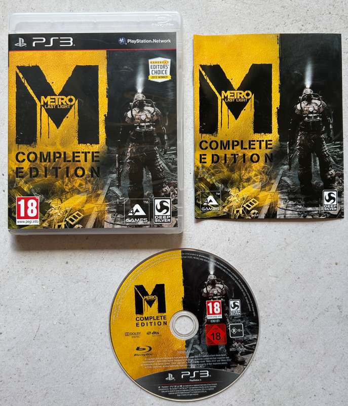 Metro Last Light Complete Edition (PS3) - Complete