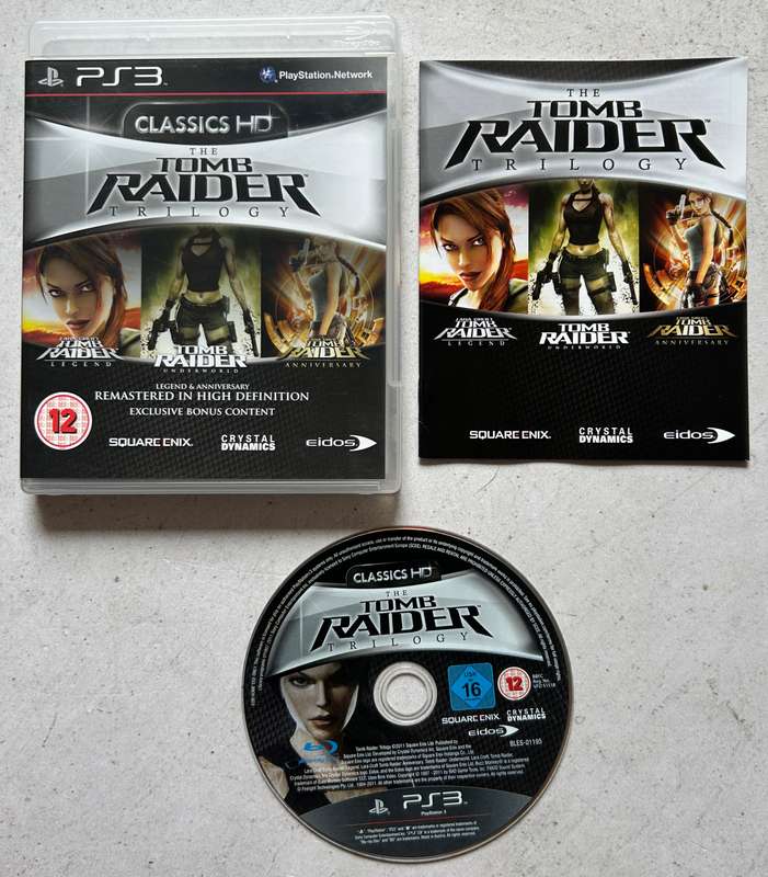 The Tomb Raider Trilogy (PS3) - Complete