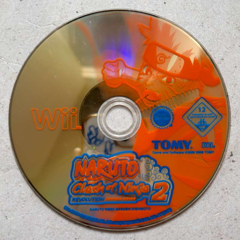 Naruto Clash of Ninja Revolution 2 (Wii) - Disk Only