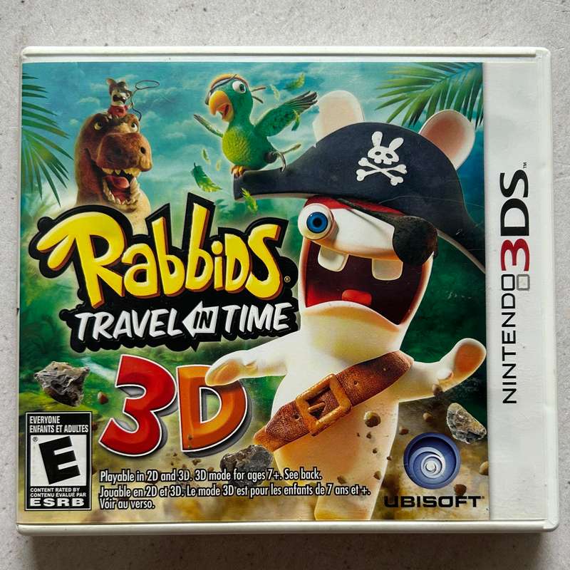 Rabbids Travel in Time 3D (Nintendo 3DS) - Complete