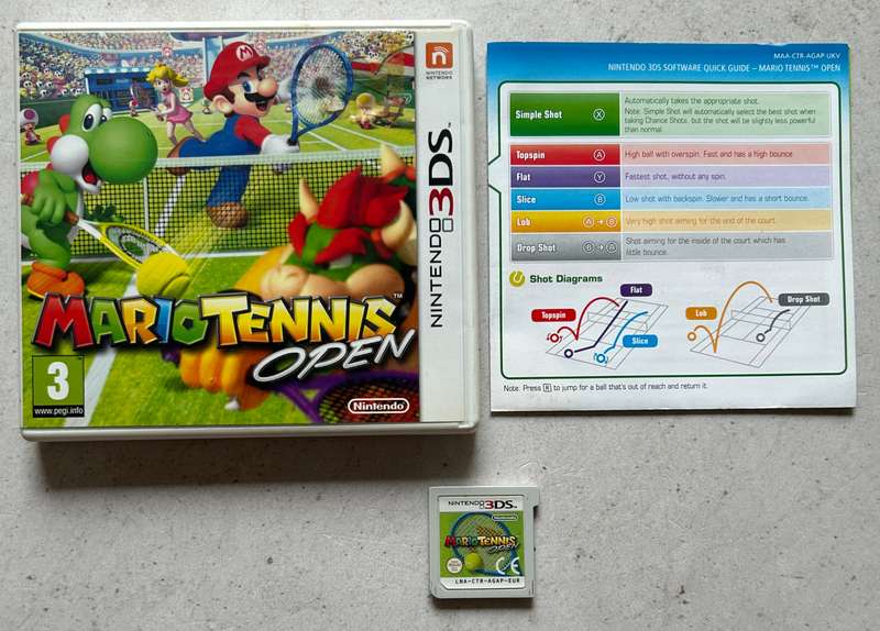Mario Tennis Open (Nintendo 3DS) - Complete