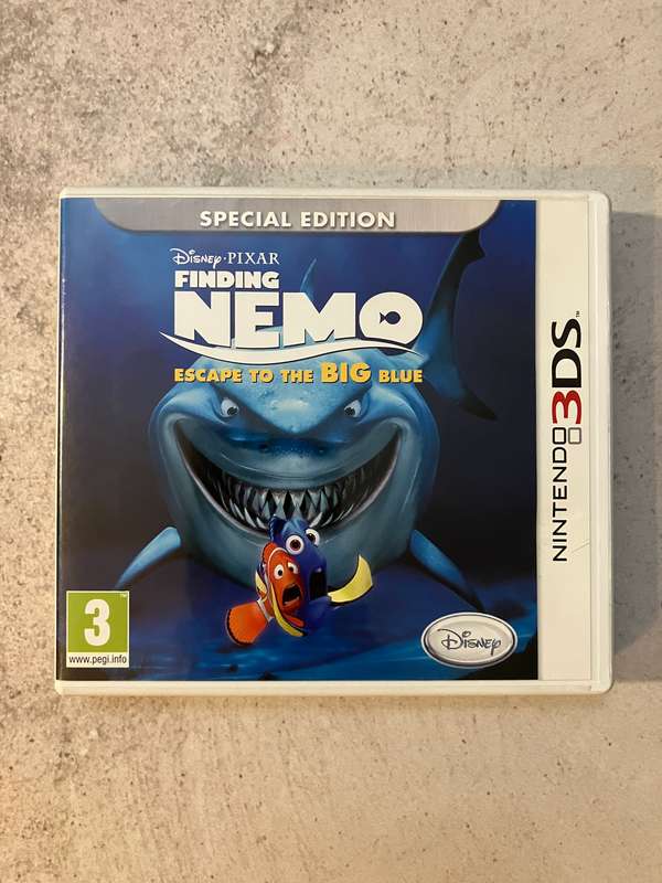 Finding Nemo: Escape To The Big Blue (Nintendo 3DS) - Complete