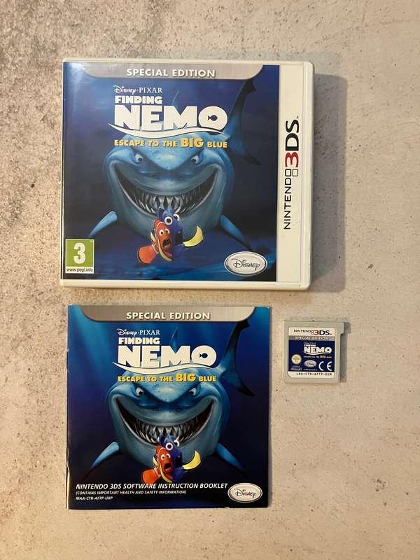 Finding Nemo: Escape To The Big Blue (Nintendo 3DS) - Complete