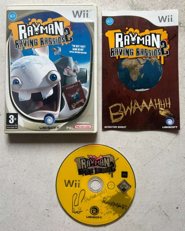 Rayman Raving Rabbids 2 (Wii) - Complete