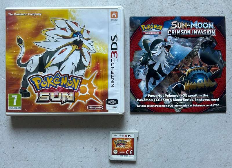 Pokémon Sun (Nintendo 3DS) - Complete