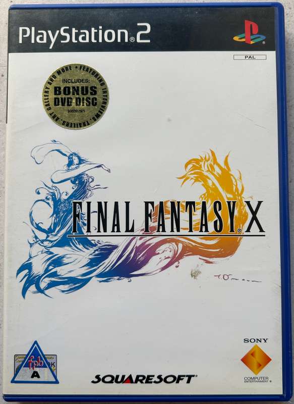 Final Fantasy X (With Bonus DVD Disk) (PS2) - Complete