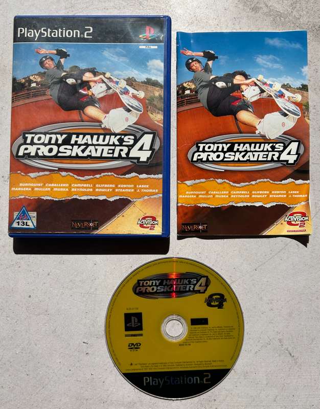Tony Hawk's Pro Skater 4 (PS2) - Complete