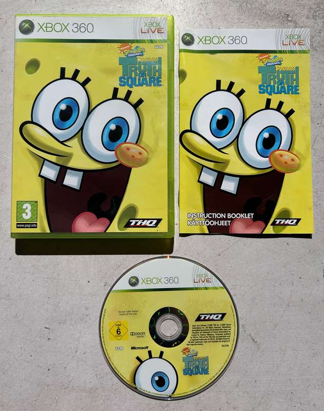 Spongebob's Truth or Square (XBOX 360) - Complete