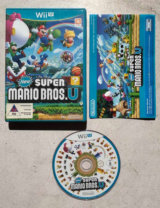 New Super Mario Bros U (Wii U) - Complete