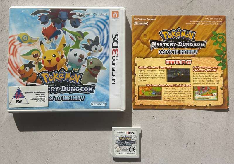 Pokémon Mystery Dungeon Gates to Infinity (Nintendo 3DS) - Complete