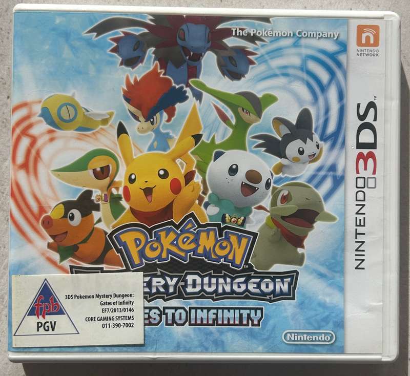 Pokémon Mystery Dungeon Gates to Infinity (Nintendo 3DS) - Complete
