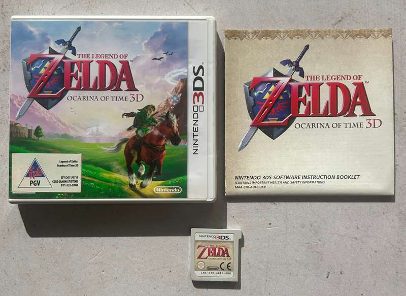 Zelda The Ocarina of Time (Nintendo 3DS) - Complete