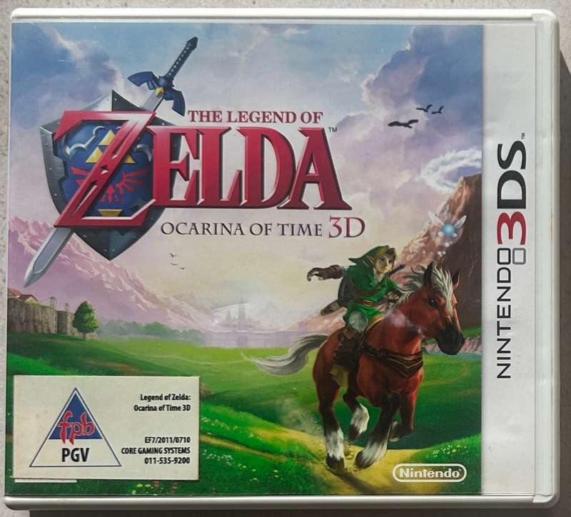 Zelda The Ocarina of Time (Nintendo 3DS) - Complete