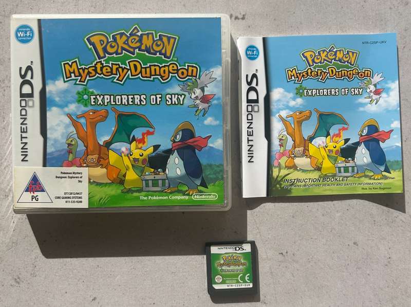 Pokémon Mystery Dungeon Explorers of Sky (Nintendo DS) - Complete