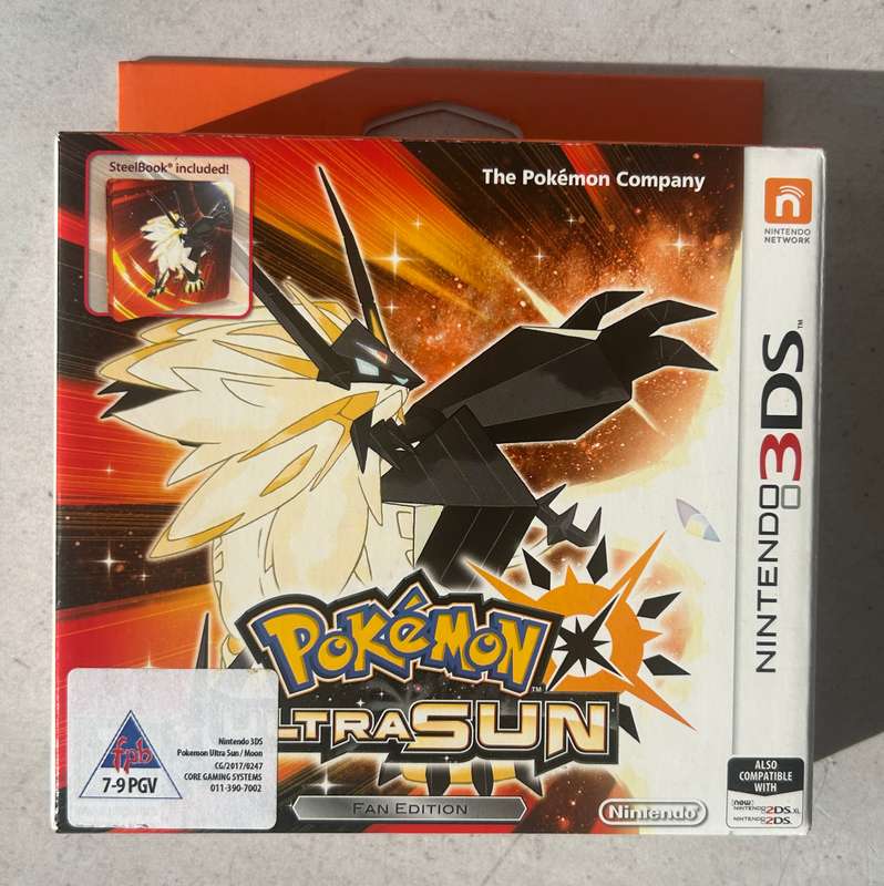 Pokémon Ultra Sun Fan Edition (Nintendo 3DS) - Sealed