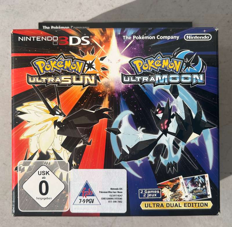 Pokémon Ultra Sun & Ultra Moon - Limited Ultra Dual Steelbook Edition (Nintendo 3DS) - Sealed