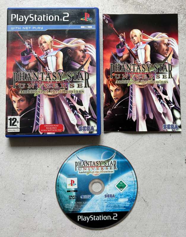 Phantasy Star Universe: Ambitions of the Illumines (PS2) - Complete