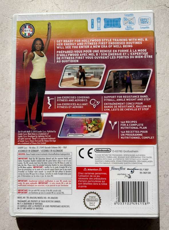 Get Fit With Mel B (Wii) (Sealed)