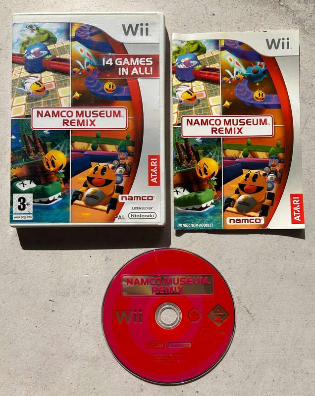 Namco Museum Remix (Wii) - Complete