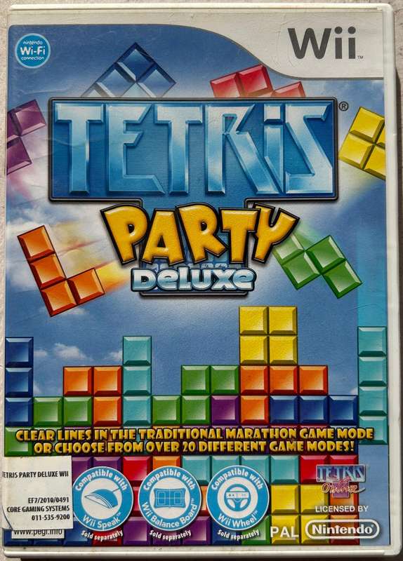 Tetris Party Deluxe (Wii) - Complete