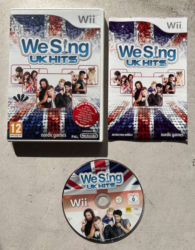We Sing UK Hits (Wii) - Complete
