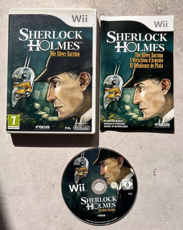 Sherlock Holmes The Silver Earring (Wii) - Complete
