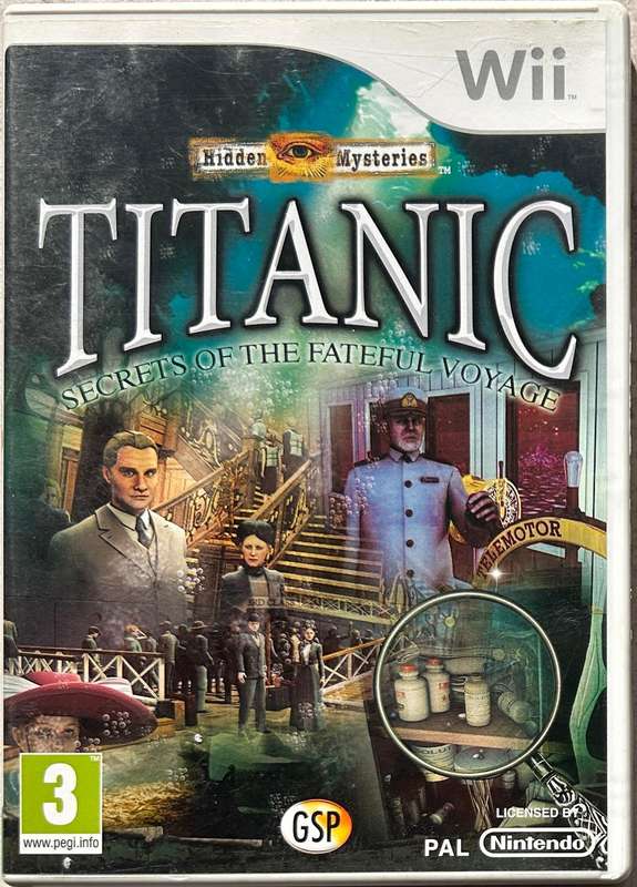 Hidden Mysteries: Titanic Secrets of the Fateful Voyage (Wii) - Complete