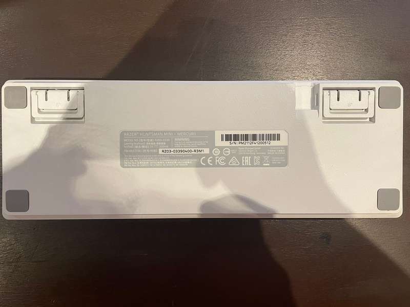Razer Huntsman Mini Gaming Keyboard | Mercury White