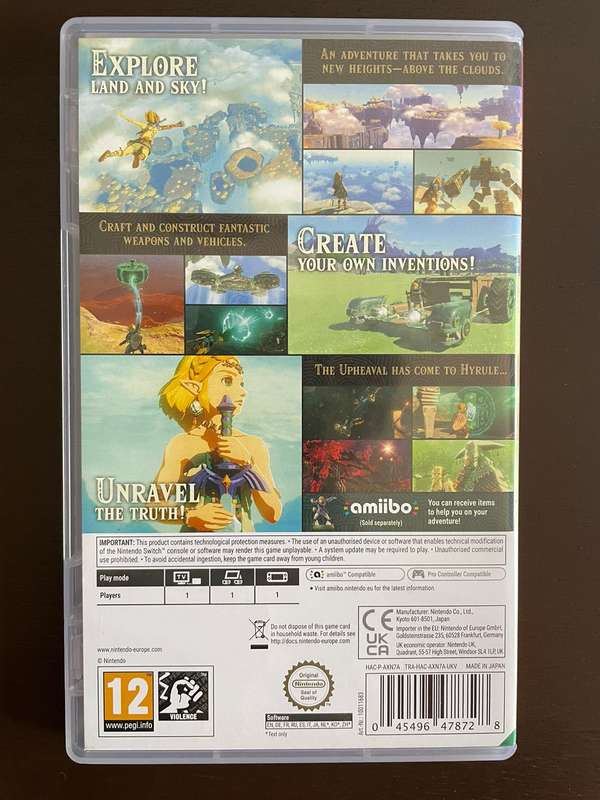 The Legend of Zelda: Tears of The Kingdom | (Nintendo Switch)