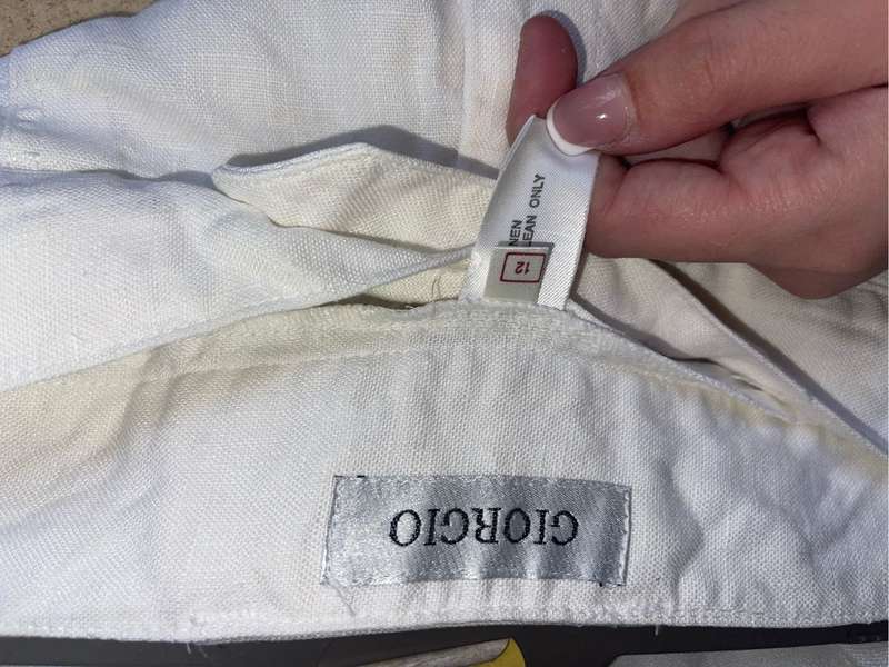 White shorts