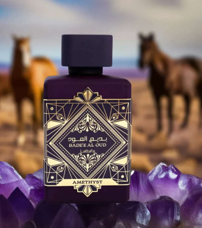 Lattarfa Badee Al Oud Amethyst Unisex  - Oud Scent 100ml Edp