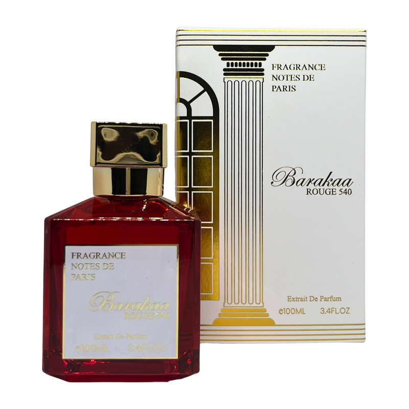 Fragrance Notes Barakaa Rouge 540 Eau de Parfum -  100ml Dubai Perfume