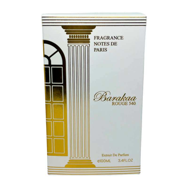 Fragrance Notes Barakaa Rouge 540 Eau de Parfum -  100ml Dubai Perfume