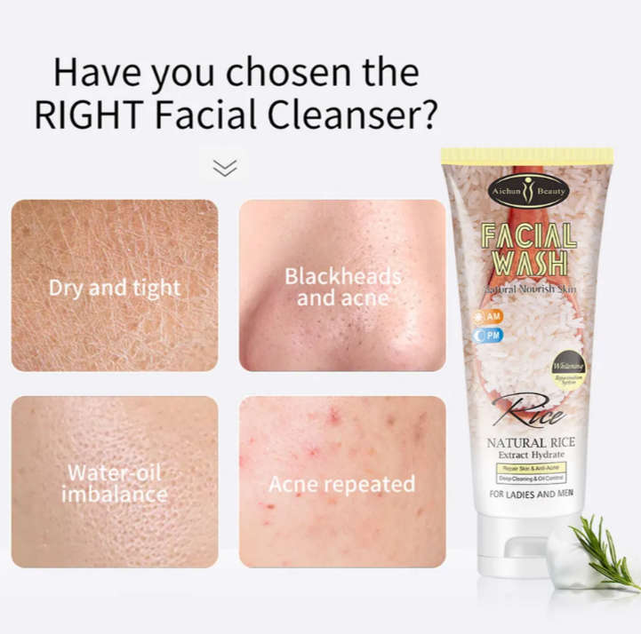 Natural Rice Facial Wash 100ml