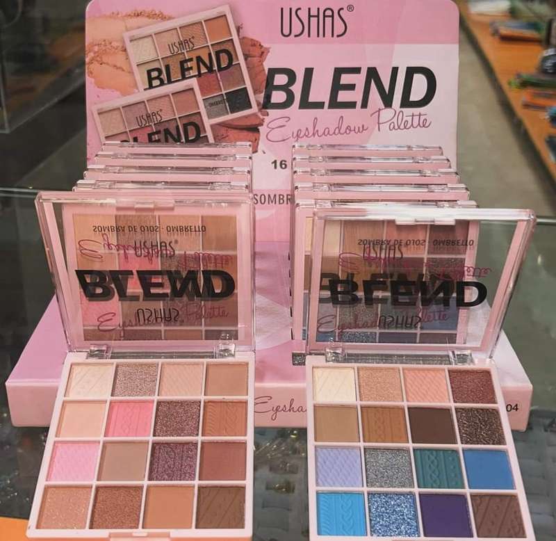 USHAS BLEND - 16 Colors Eyeshadow Palette