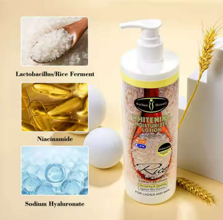 Organic Rice Whitening Moisturizing Lotion 230ml