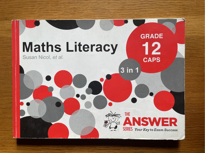 Maths Literacy gr12 textbook