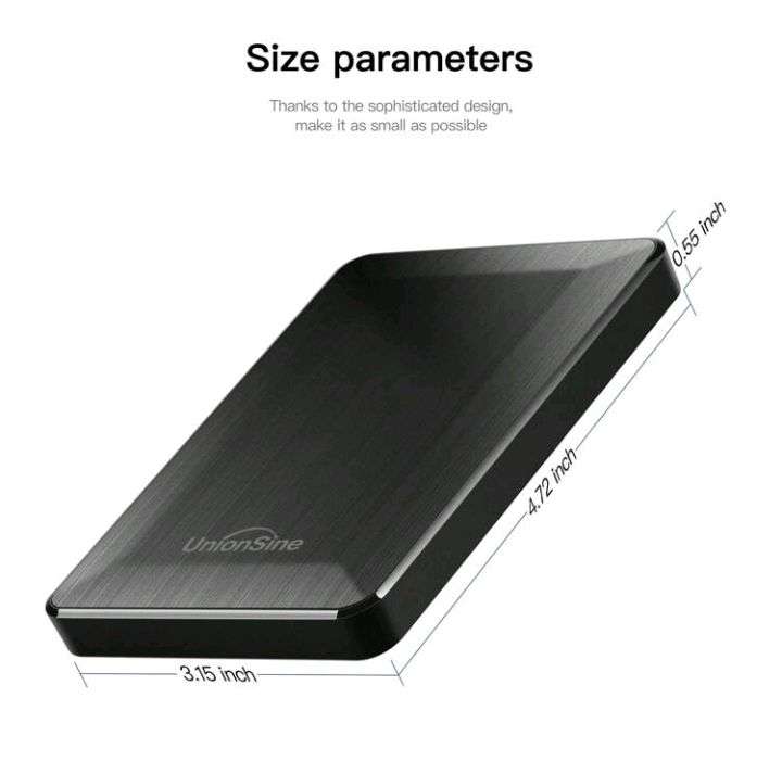 UnionSine UnionSine HDD 2.5" Portable External Hard Drive 500gb USB3.0 Storage Compatible