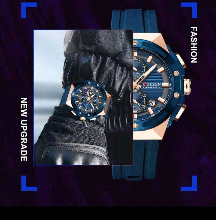 Curren CURREN Men Sports Multifunctional Chronograph Waterproof Wristwatch