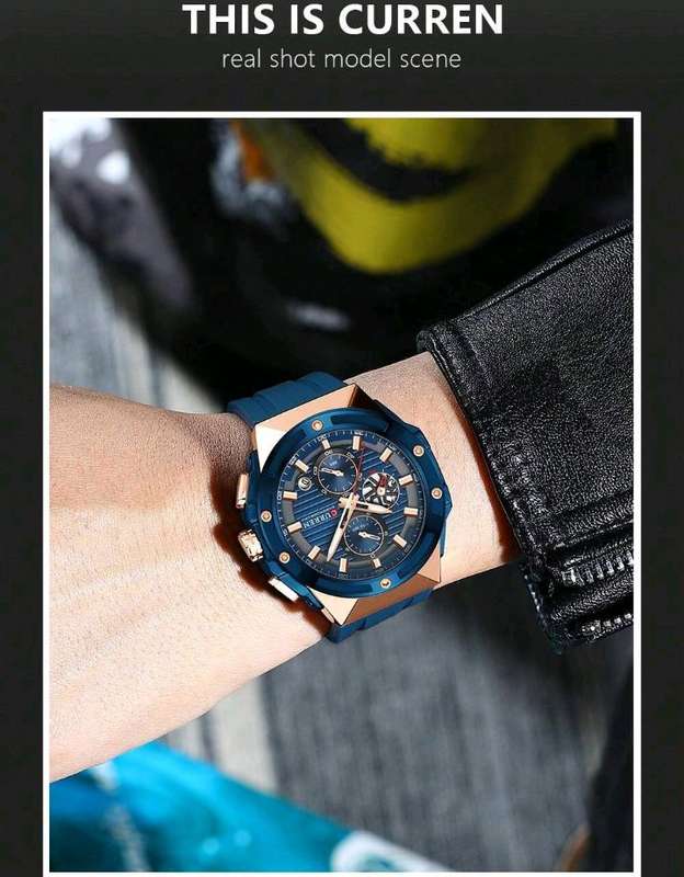 Curren CURREN Men Sports Multifunctional Chronograph Waterproof Wristwatch